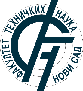 University of Novi Sad,
Faculty of Technical Sciences Logo