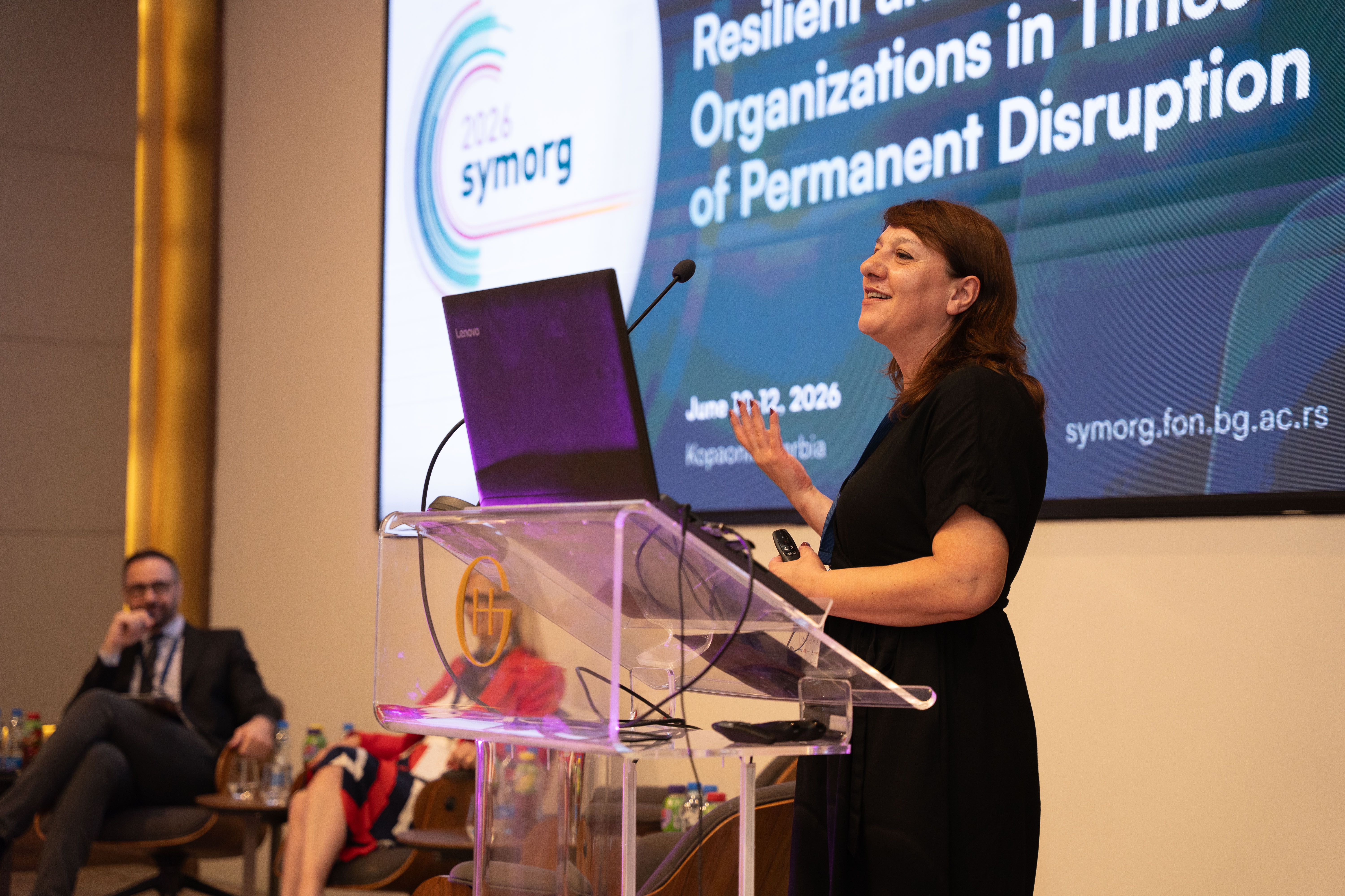 Academic speakers at the International Forum of Organizational Sciences