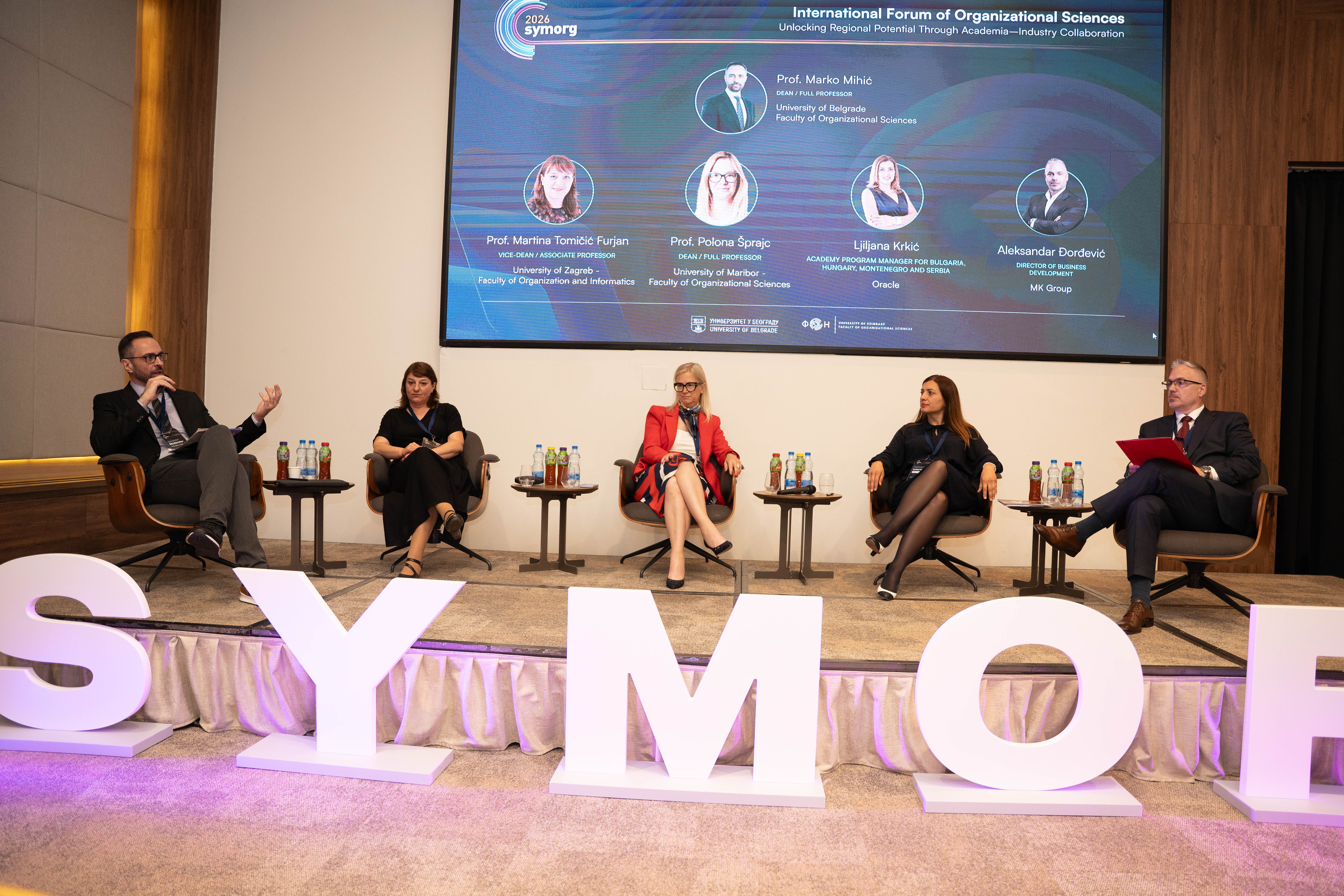 SymOrg 2026 forum discussion on academia-industry collaboration