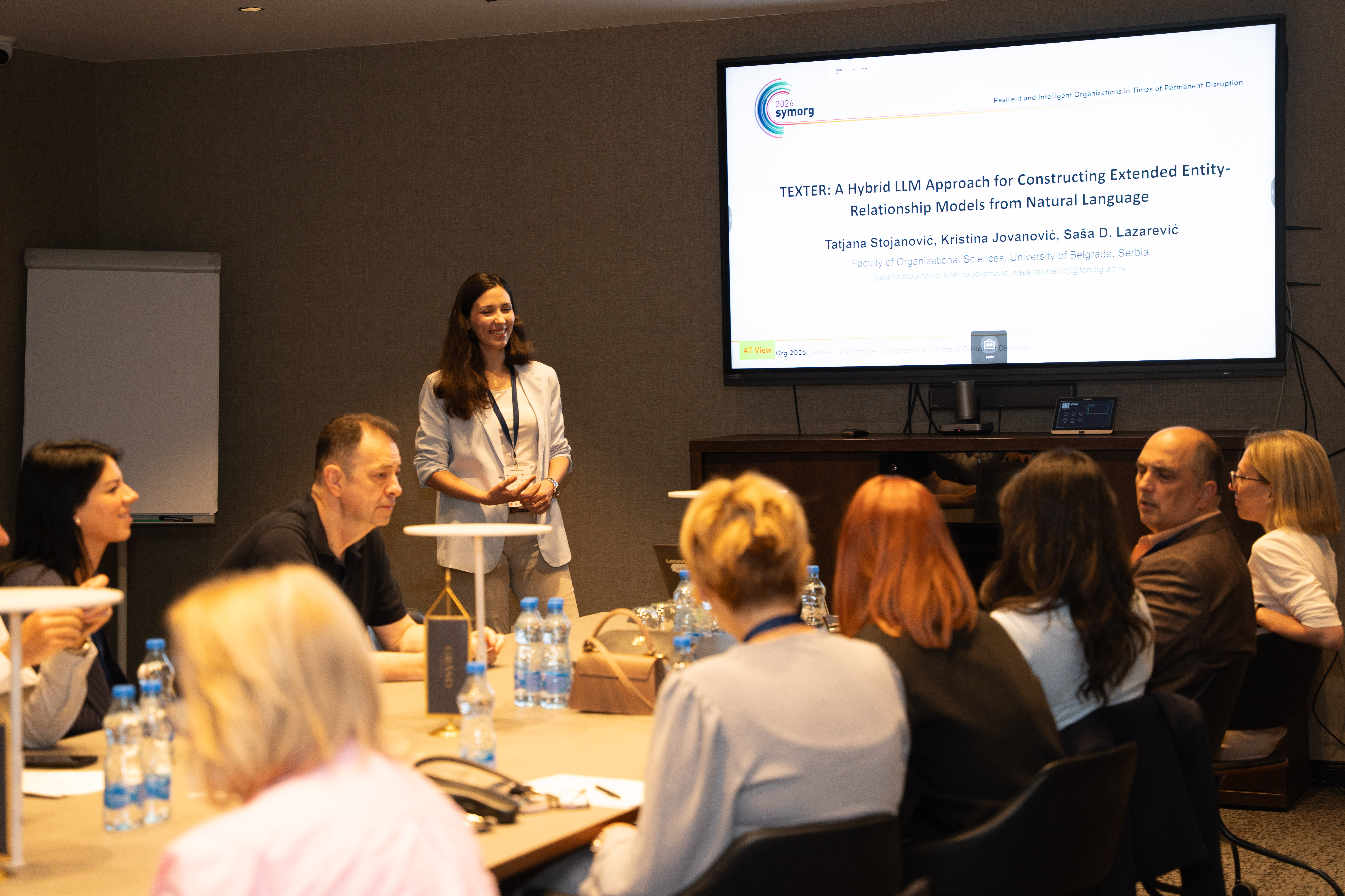 Scientific session on the second day of SymOrg 2026